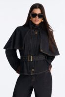 Black and Denim Jacket