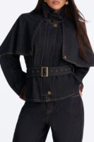 Black and Denim Jacket