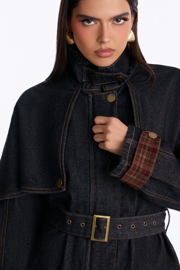 Black and Denim Jacket