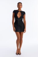 Dress in Black and Denim