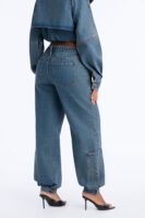 Westward Non Stretch Cargo Utility Jeans - Vintage Wash