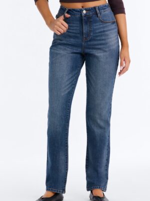 The Jayke Premium Stretch Slim Straight Jeans - Dark Wash