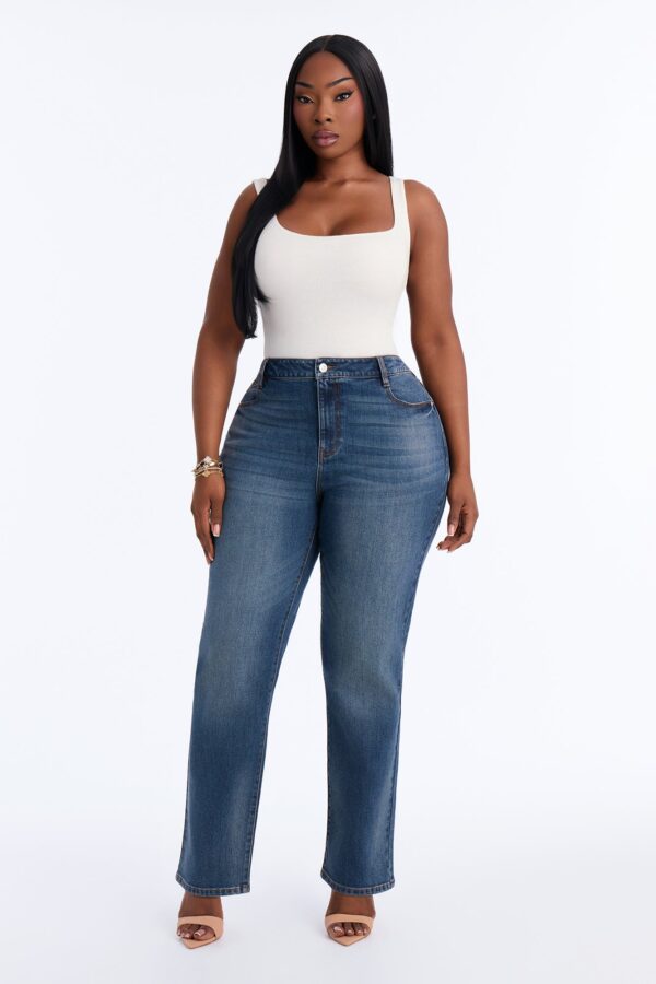 The Jayke Premium Stretch Slim Straight Jeans - Dark Wash