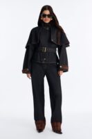 Pants with contrast trim
