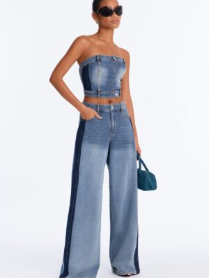 Ladies Kit Denim Skirt
