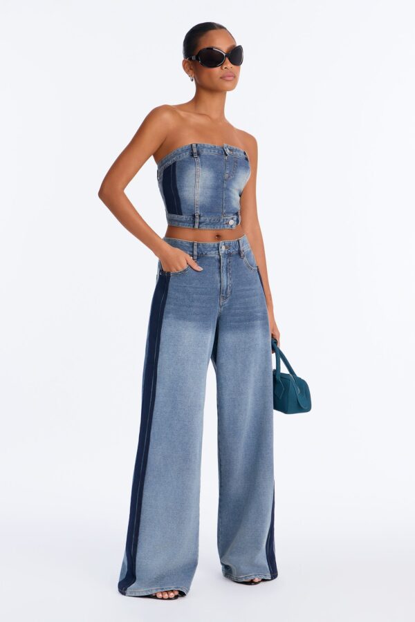 Ladies Kit Denim Skirt