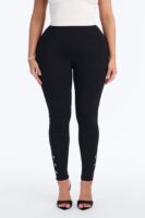 Leggings in Black 68% rayon