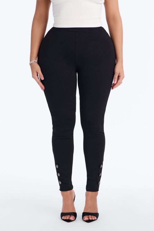 Leggings in Black 68% rayon