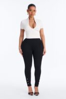 Leggings in Black 68% rayon