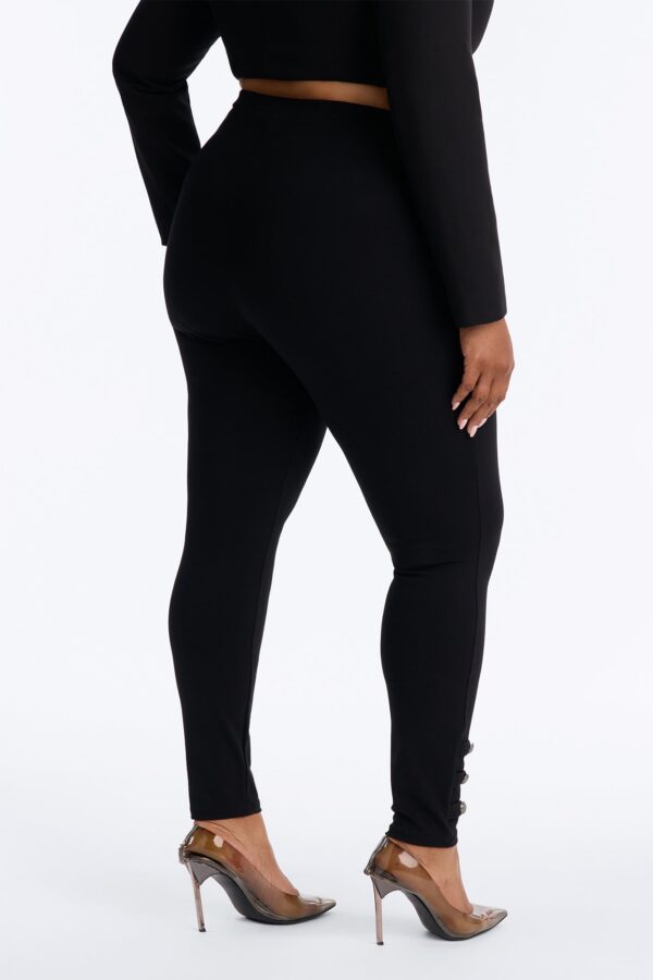 Leggings in Black 68% rayon