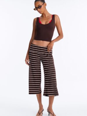 Chocolate Wide-Leg Pants