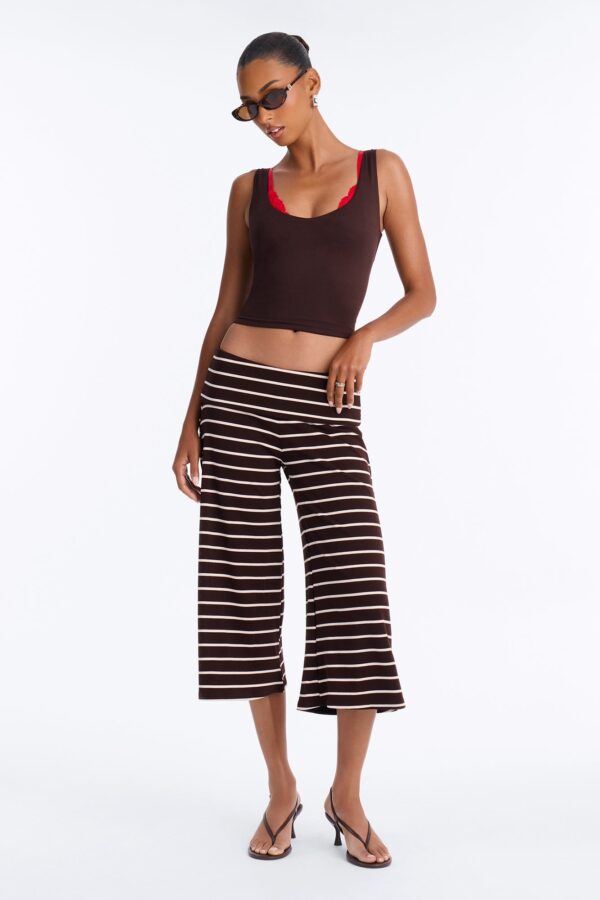 Chocolate Wide-Leg Pants