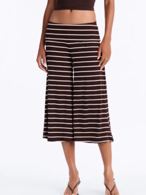 Chocolate Wide-Leg Pants