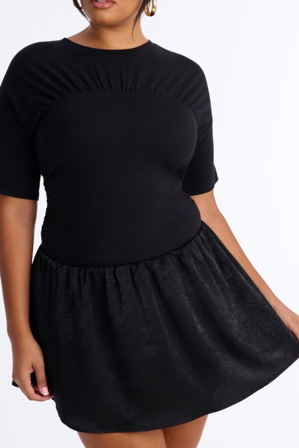 Black Contrast Dress