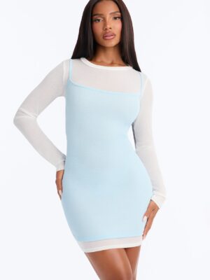 Dress in Blue 100% polyester