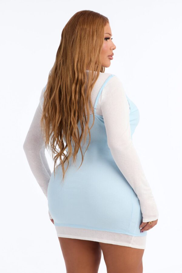 Dress in Blue 100% polyester