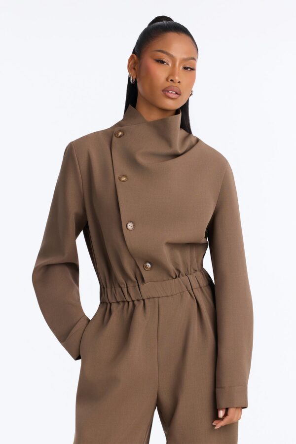 Ladies Kit Brown Jumpsuit