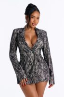 Blazer in Black 90% nylon