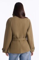 Jacket in Olive 100% cotton