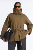 Jacket in Olive 100% cotton