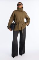 Jacket in Olive 100% cotton