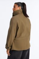 Jacket in Olive 100% cotton