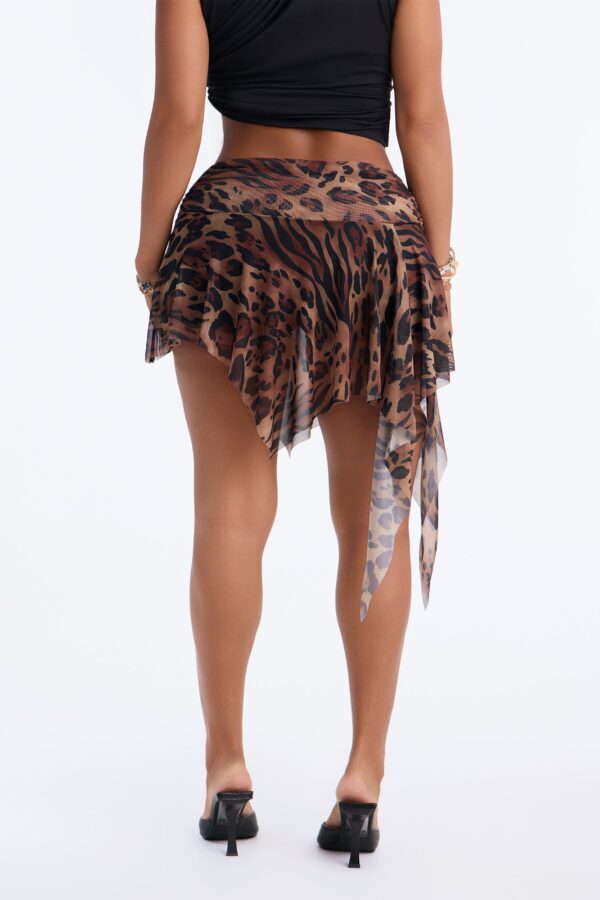 Brown Skirt with mini