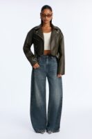 Olive Cropped Jacket