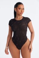 Bodysuit in Chocolate