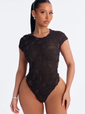 Bodysuit in Chocolate