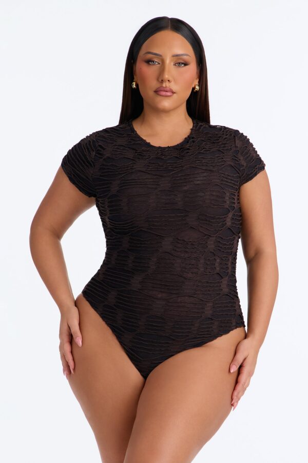 Bodysuit in Chocolate