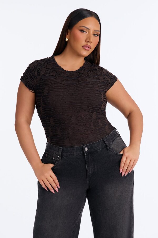Bodysuit in Chocolate