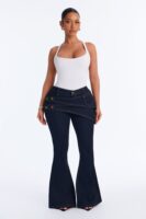 Wrap Pants in Denim