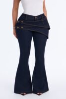 Wrap Pants in Denim