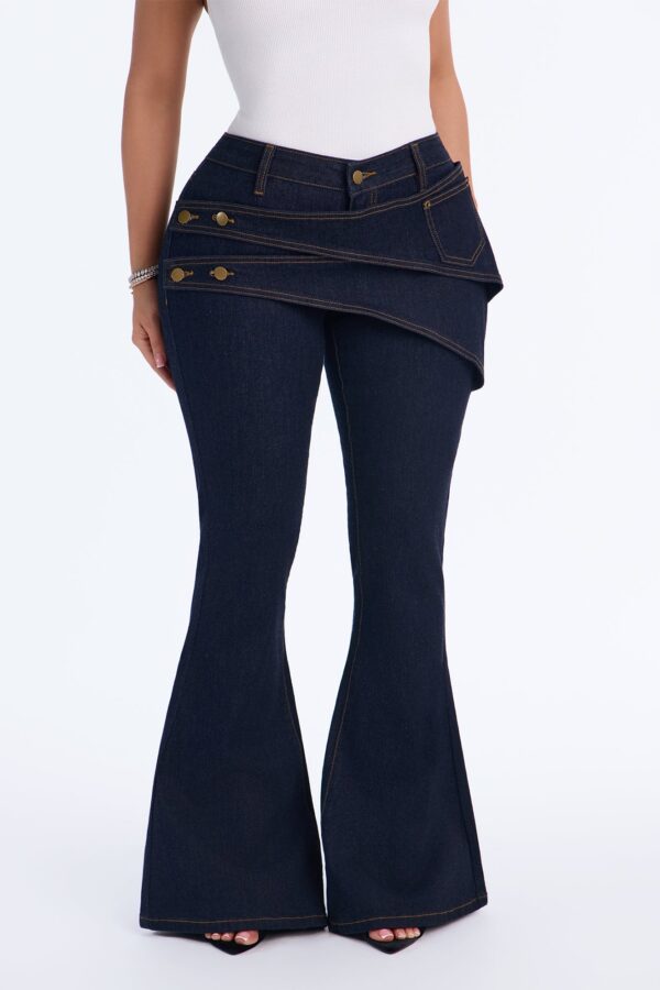 Wrap Pants in Denim