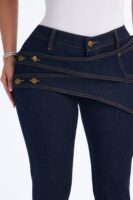 Wrap Pants in Denim