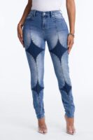 Pants with contrast