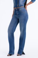 Worth The Wait Stretch Straight Leg Jeans - Dark Wash