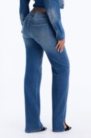 Worth The Wait Stretch Straight Leg Jeans - Dark Wash