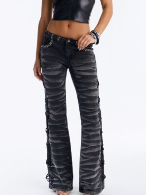Pants in Black 62% cotton