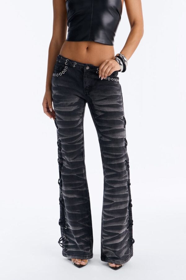 Pants in Black 62% cotton
