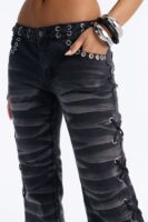 Pants in Black 62% cotton