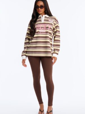 Leggings in Brown 51% cotton