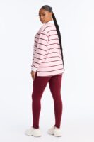 Leggings in Burgundy 51% cotton