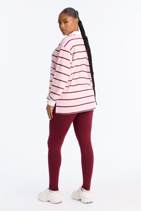 Leggings in Burgundy 51% cotton