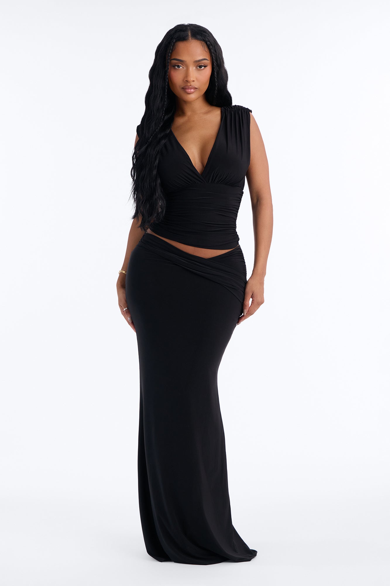 Black Skirt with maxi