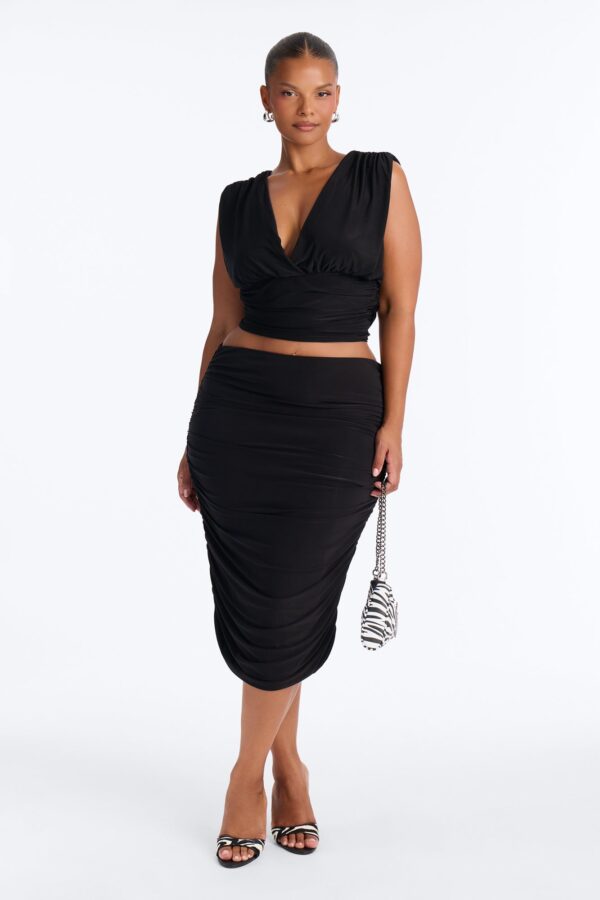Skirt in Black 95% polyester