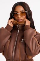 Jacket with a colorblock