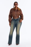 Jacket with a colorblock