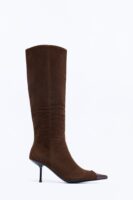 Day One Heeled Boots - Chocolate